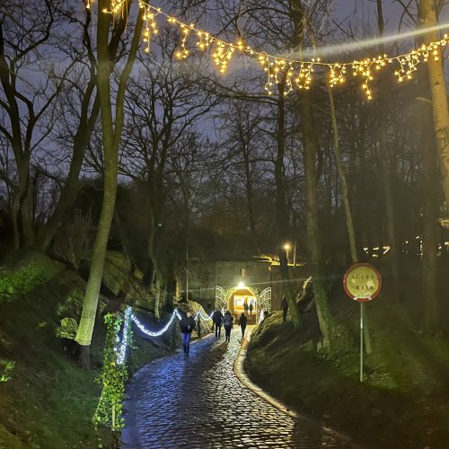 Entrée du Marché de Noël de Cocoon Groupe